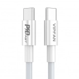 Kabel USB-C na USB-C Vipfan P02 1 m bijeli