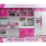 Dječja moderna kuhinjica s dodacima na baterije, 39 dijelova