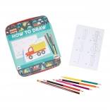 Petit Collage kako nacrtati vozila – kreativni set za djecu