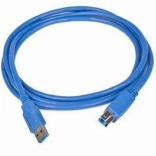 USB 3.0 kabel AB (AM–BM) 1,8 m plavi