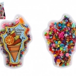 Set šarenih plastičnih perlica za kreativno stvaranje