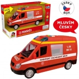 Vatrogasno vozilo na inerciju sa zvukom i svjetlom