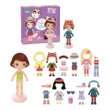 Magnetna drvena lutka za presvlačenje Chloe