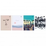 Bilježnica A4, 96 listova, miks dizajna