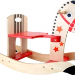 drveni konjić za ljuljanje s zvjezdicama small foot