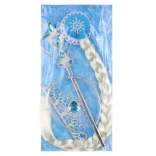 Set za uljepšavanje s plavom pletenicom za male princeze