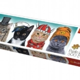 Panoramske puzzle TREFL - Mekani tim 500 dijelova