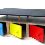 drvena garaža za 3 auta