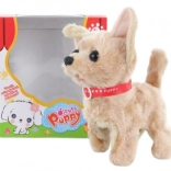 Hodajući smeđi psić na baterije