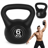 Kettlebell 6 kg MODERNHOME – plastični kettlebell za snagu i kondiciju
