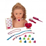 Glava za češljanje s dodacima Princess Coralie