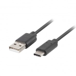 USB kabel USB-C na USB-A 3.1 1,8 m crni od pune bakra