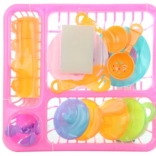 Set posuđa za dječju kuhinjicu s ocjeđivačem