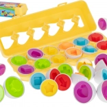 Edukativna slagalica jaja za djecu - prepoznavanje oblika