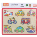 Drvena slagalica s vozilima s držačima