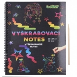Note za grebanje u boji 28x21, 10 listova