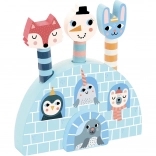 Drvena igra životinjice Island