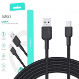 AUKEY najlonski USB-C na USB-A kabel 1.8m