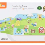 Drvena provlačna igra Farma – VIGA