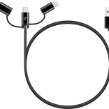 Univerzalni 3-u-1 kabel za punjenje s priključcima USB-C, Micro USB i Lightning