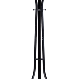Stojeći vješalica za odjeću ModernHome – crni metalni