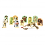 Drveni vestern pištolj s metama VILAC