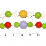 Lanac za kolica cvjetići i kuglice